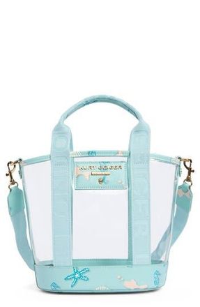 Kurt Geiger Small Hampstead Vinyl Tote in Blue Other at Nordstrom Rack