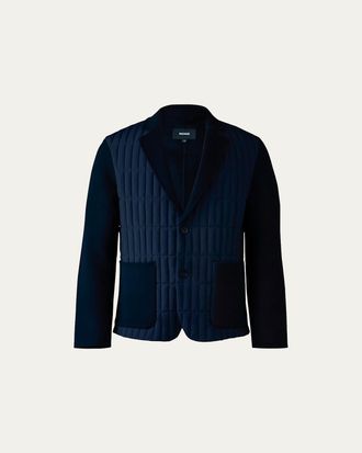 Mackage Mens John Mixed-Media Jacket
