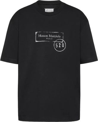 Maison Margiela T-shirt con logo - Nero
