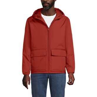 Lands End FeatherFree Insulated Hooded Jacket in Bourbon at Nordstrom, Size Xx-Large