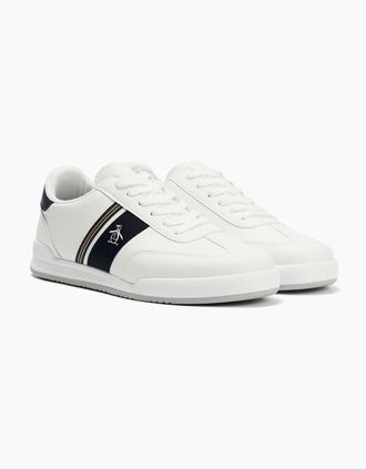 Original Penguin Mens Penguin Gaz Mens White Trainers - Size: 10