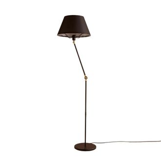 Wonderlamp L&aacute;mpara De Pie Orientable Tesira Negro