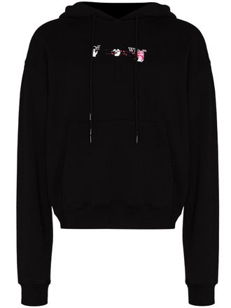Off-white Felpa con cappuccio - Nero