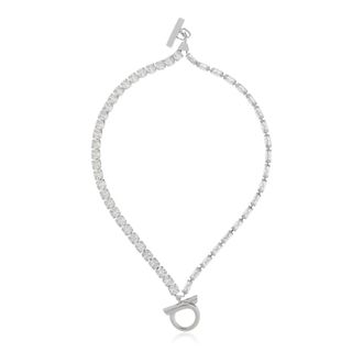 Ferragamo Bracelets, female, Gray, Size: M/L Crystal Bracelet