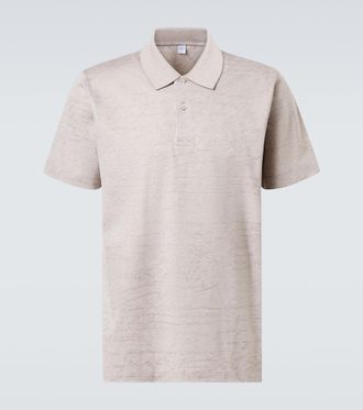 Berluti Printed cotton polo shirt
