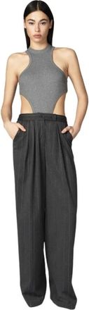 Twentyfourhaitch Mujer, Pantalones, Gris, Talla: S