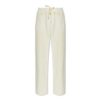 Golden Goose Star Trainingsbroeken - Dames - Sweatpants - Beige - S - Katoen - Broeken
