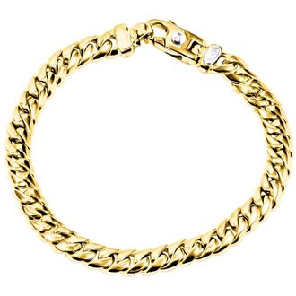 Pompeii3 Mens Cuban Link 14k Gold (43gram) or Platinum (69gram) 7.5mm Bracelet 8.5