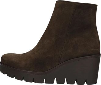 Gabor Sara Laarzen - Dames - Sleehakken - Bruin - 35 1/2 EU - Su&egrave;de - Schoenen