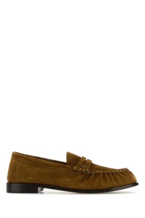 Saint Laurent Camel Suede Le Loafer Loafers