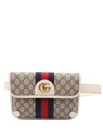 Gucci 2010 GG Supreme Ophidia belt bag - men - PVC - One Size - Neutrals