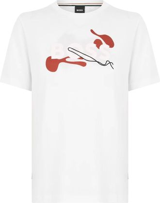 HUGO BOSS T-shirt C-Thompson 215 - - Tops - Uomo - Bianco - S