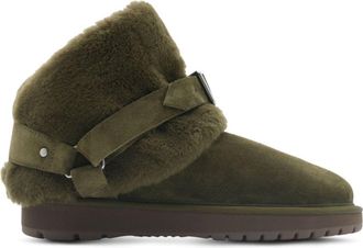 Burberry Chubby boots - women - Sheep Skin/Shearling/Calf Suede/Cotton/Viscose/Thermoplastic Polyurethane (TPU)/Sheep Skin/Shearling - 41 - Green