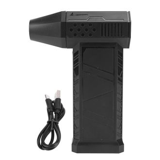 Infinite Ventilador De Turbina De Alto Rendimiento, 3 Velocidades, Motor Sin Escobillas, 45 M/s, Port&aacute;til, Negro - Secado De Coches, Camping Y Limpieza