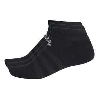 adidas Unisex Cush Low 1 PP Socks 3 Packs Black DZ9389