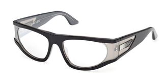 GCDS GD0066 01C Mens Sunglasses Black Size 55