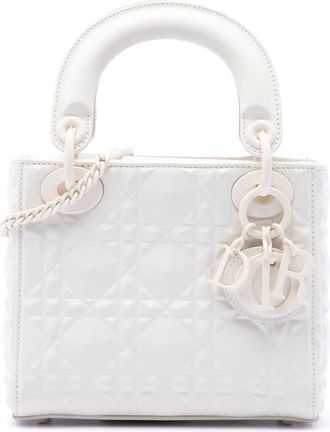 Dior Pre-owned Dior Mini Ultra Matte Calfskin Diamond Cannage Lady Satchel Ladies YXWCX5IBE2SBQ6LR