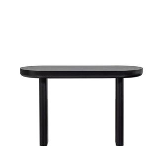 Woood Escritorio 1 caj&oacute;n de madera L120cm - Negro