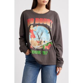 Daydreamer No Doubt Tragic Kingdom Graphic Tour T-Shirt in Washed Black at Nordstrom Rack, Size Large