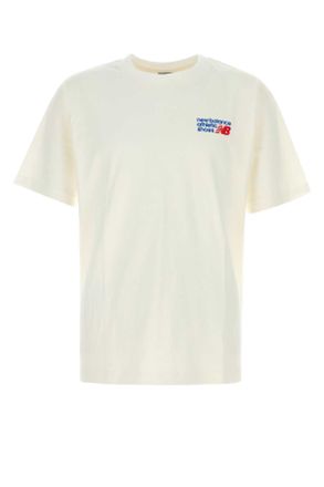 New Balance White Cotton T Shirt