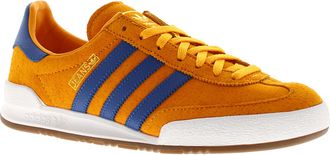adidas Originals ADIDAS Originals Mens Trainers Jeans Leather Lace Up gold royal blue - Yellow - Size UK 8