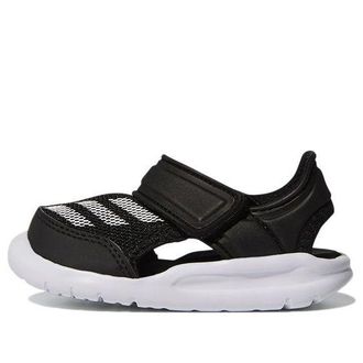 adidas (TD) adidas Fortaswim Black Sandals G54054
