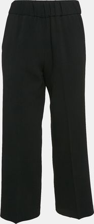 Moschino Boutique Moschino Black Crepe Wide Leg Pants