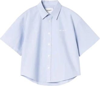 Carhartt Work in Progress Kaia Shirt - Dames - Overhemden - Blauw - XS - Overhemden