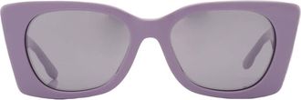 Tory Burch Lilac Mirrored Irregular Ladies Sunglasses TY7189U 1941AK 52