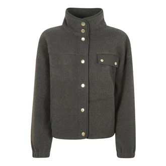 Barbour Mabel Fleece - Dames - Fleece jassen - Groen - M - Katoen - Fitness