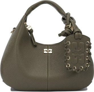 Ganni Borsa Hobo piccola - - Bags - Donna - Verde - ONE SIZE