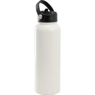 Gibson Home Marina 38oz Stainless Steel Thermal Bottle with Lid in White at Nordstrom