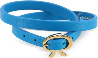 Gianvito Rossi Riem met strikgesp - Blauw