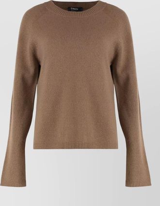 Max Mara damasco crew neck wool cashmere sweater