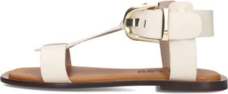 Bibi Lou Elegante Sandalen met Vierkante Neus - Dames - Sandalen - Wit - 38 EU - Schoenen