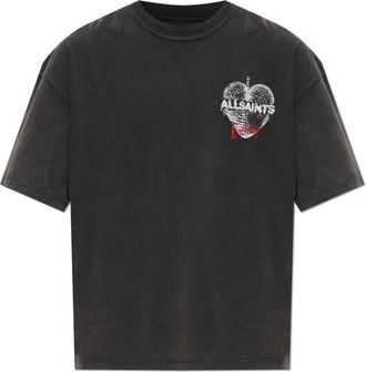 AllSaints Uomo, Top, Nero, L, new