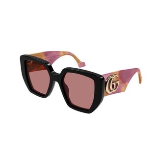 Gucci Gg0956S Sunglasses - female - Gucci - Sunglasses - Black - 54 MM - Accessories