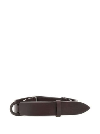 Orciani Cintura Bull in pelle - Marrone