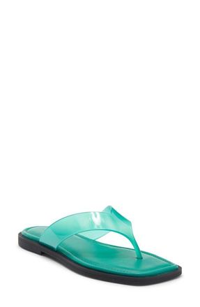 Rag & Bone Gracie Jelly Flip Flop in Emerald at Nordstrom, Size 10.5Us