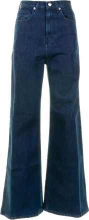 Re-hash Jeans con design a cinque tasche - Blu