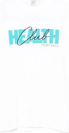 Sporty & Rich T-shirt 80s Club - Bianco