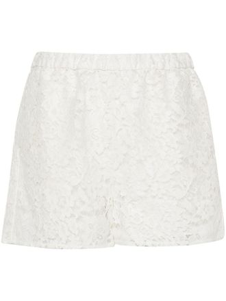 Gucci Shorts met GG-logo - Wit
