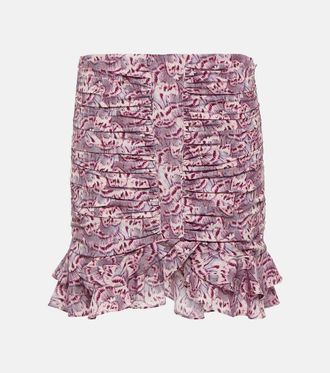 Isabel Marant Minigonna Milendi in misto seta