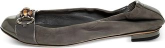 Gucci Ballerine con dettaglio in bambù - Grigio