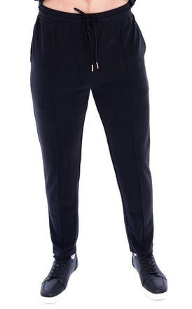 Dai Moda Mens Norman Pintuck Knit Drawstring Pant in Black at Nordstrom, Size Xx-Large