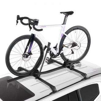 OEM Portabicicletas Vertical De Techo Con Sistema De Bloqueo Seguro A La Mayor&iacute;a De Las Barras Transversales Est&aacute;ndar, Carga 15 Kg, Para 1 Bicicleta De Co