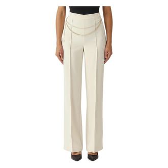 Twinset Mujer, Pantalones, Blanco, Talla: XS