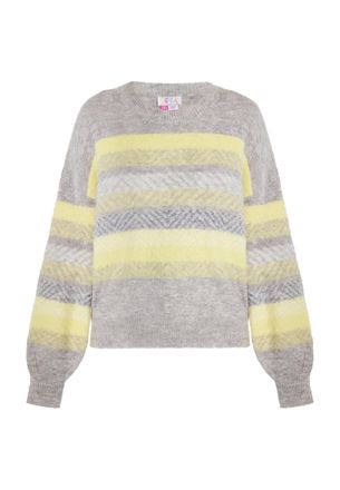 Izia Jumper Dames Grijs Veelkleurig