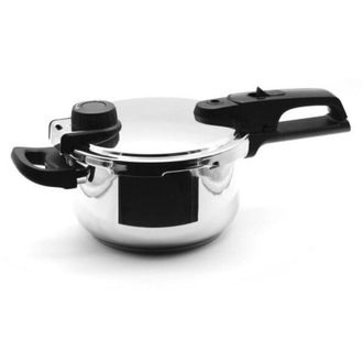 Fackelmann Pentola a pressione a vapore - FACKELMANN - Elo Mistral Premium - Acciaio inossidabile 18/10 - 22 cm - 4,5 litri