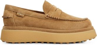 Tod's Brown Suede Loafers